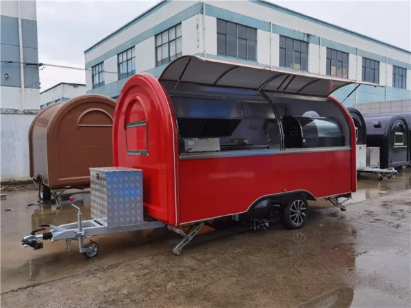 Food Truck Mobile Kitchen Trailer Mobile Food Cart