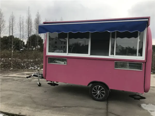 Ice Cream Food Trucks Cake Catering Trailer Snow Cone Food Cart