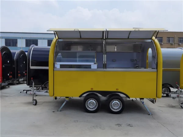 Donut Food Truck Mobile Catering Trailer Mobile Ice Cream Cart Food Wagon